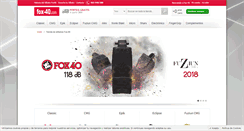Desktop Screenshot of fox-40.com
